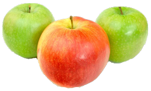 red apple